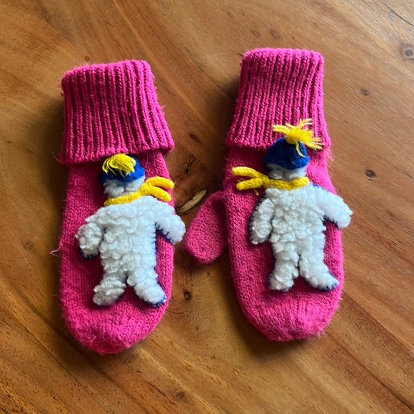 Vintage kitten mittens - Picture 1 of 2